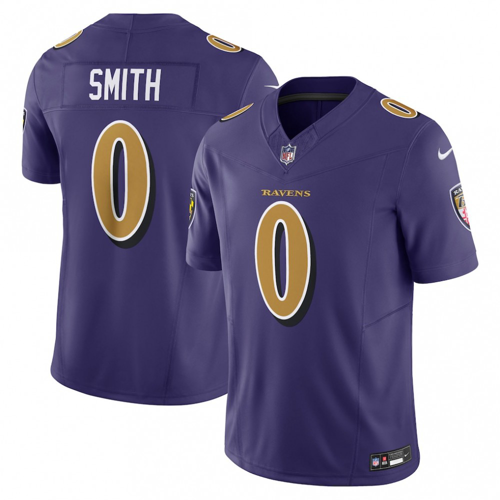 Roquan Smith Baltimore Ravens Nike Alternate 2 Vapor F.U.S.E. Limited Jersey - Purple-GridironStore